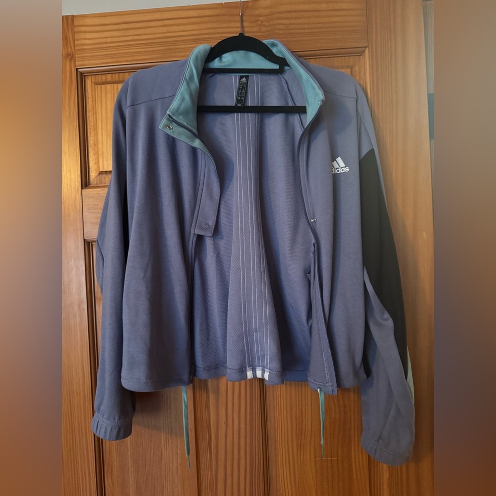 Adidas Women's Blue Bomber Jacket